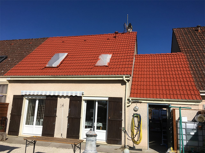peinture sur toiture